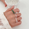 Wholesale Women's Alloy Geometric Multipiece Ring Set With Electroplating Design