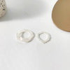 Wholesale Women's Alloy Geometric Multipiece Ring Set With Electroplating Design