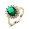 Wholesale Women's Alloy Geometric Ring With Electroplating Treatment