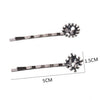 Wholesale Women's Alloy Geometric Square Round Clip Hair Accessories With Electroplating Process