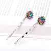 Wholesale Women's Alloy Geometric Square Round Clip Hair Accessories With Electroplating Process