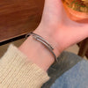 Wholesale Women's Alloy Geometric Style Electroplated Metal Bracelet