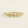 Wholesale Women's Alloy Gold Ring With Flower Pattern Electroplated Simple And Fashionable Creative Classic