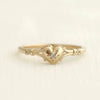 Wholesale Women's Alloy Gold Ring With Flower Pattern Electroplated Simple And Fashionable Creative Classic