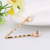 Wholesale Women's Alloy Hairpin Hair Clip Threetooth Crystal Design For Ponytail