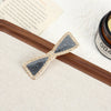 Wholesale Women's Alloy Hairpin Set With Diamonds In Bow Shape Simple And Fashionable