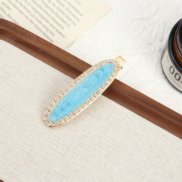 Wholesale Women's Alloy Hairpin Set With Diamonds In Bow Shape Simple And Fashionable