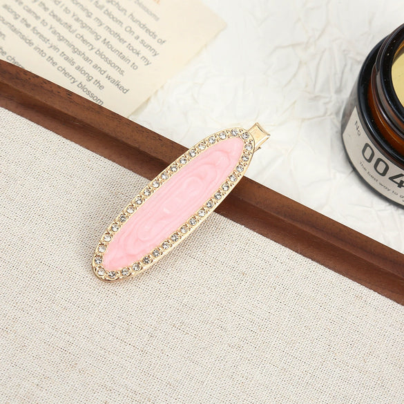 Wholesale Women's Alloy Hairpin Set With Diamonds In Bow Shape Simple And Fashionable