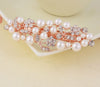 Wholesale Women's Alloy Hairpin With Butterfly Rhinestone And Pearl Design Nickelfree Plating And Diamond Treatment