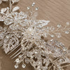 Wholesale Women's Alloy Handmade Flower Hair Comb For Wedding Jewelry