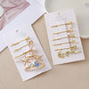 Wholesale Women's Alloy Handmade Lovely Moon Shape Hairpin Hair Accessories