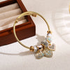 Wholesale Women's Alloy Heart Shape Diamond Bracelet