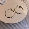 Wholesale Women's Alloy Heart Shape High Sense Electroplated Ring Earrings