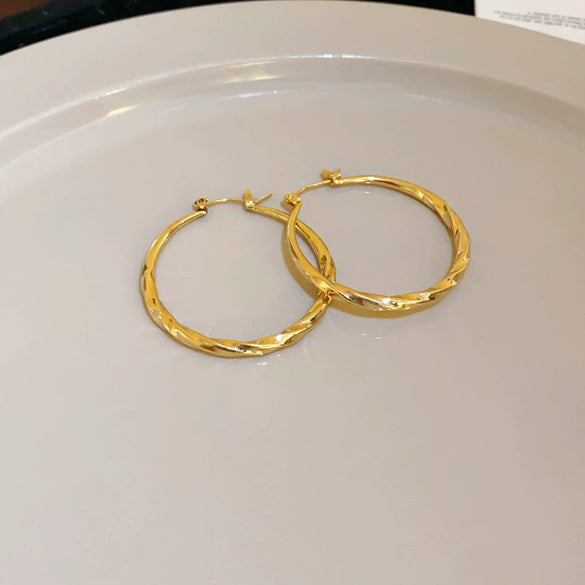 Wholesale Women's Alloy Heart Shape High Sense Electroplated Ring Earrings