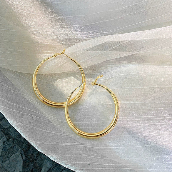 Wholesale Women's Alloy Heart Shape High Sense Electroplated Ring Earrings