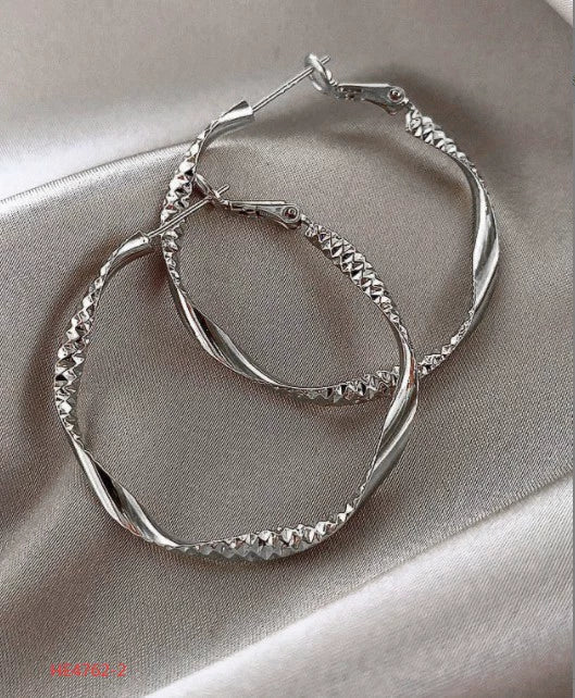 Wholesale Women's Alloy Heart Shape High Sense Electroplated Ring Earrings