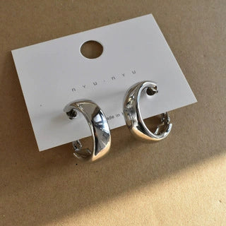 Wholesale Women's Alloy Heart Shape High Sense Electroplated Ring Earrings