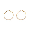 Wholesale Women's Alloy Heart Shape High Sense Electroplated Ring Earrings
