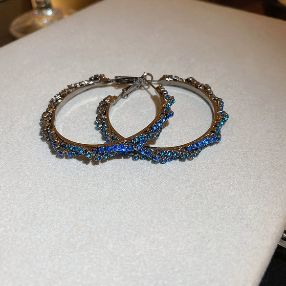 Wholesale Women's Alloy Heart Shape High Sense Electroplated Ring Earrings