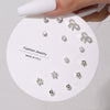 Wholesale Women's Alloy Heartshaped Electroplated Earring Set