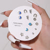 Wholesale Women's Alloy Heartshaped Electroplated Earring Set