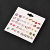 Wholesale Women's Alloy Jewelry Set With Dripping Oil Design And Animal Zodiac Pattern