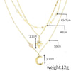 Wholesale Women's Alloy Love Shaped Necklace With Geometric Pattern And Electroplated Treatment Box Chain Style