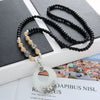 Wholesale Women's Alloy Necklace With Goldplated Artificial Gemstones And Semiprecious Stones Drop Shape Pendant For Autumn And Winter Electroplated Design