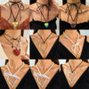 Wholesale Women's Alloy Pearl Necklace With Heart Shape And Electroplating Design