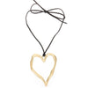 Wholesale Women's Alloy Pearl Necklace With Heart Shape And Electroplating Design
