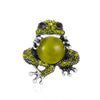Wholesale Women's Alloy Pet Jewelry With Frog Pattern And Corn Chain Electroplated Earrings And Necklace