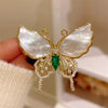 Wholesale Women's Alloy Retro Animal Shaped Butterfly Brooch With Electroplating Minimalist Style High End Sense Suit Coat Accessory