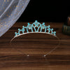 Wholesale Women's Alloy Rhinestone Crown Hairband Headdress Jewelry With Electroplating
