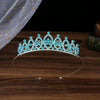 Wholesale Women's Alloy Rhinestone Crown Hairband Headdress Jewelry With Electroplating