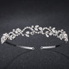Wholesale Women's Alloy Rhinestone Crown Headband Jewelry For Bridal Birthday Party Wedding Electroplated