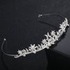 Wholesale Women's Alloy Rhinestone Crown Headband Jewelry For Bridal Birthday Party Wedding Electroplated