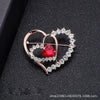 Wholesale Women's Alloy Rhinestone Retro Flower Brooch Jewelry Accessories With Electroplating