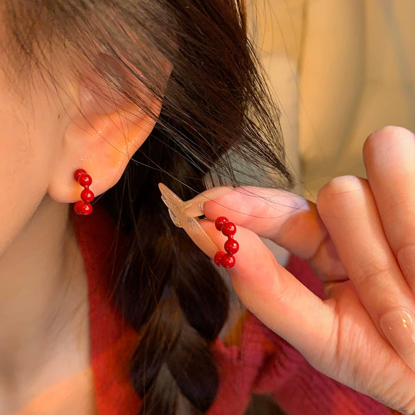 Wholesale Women's Alloy 925 Silver Electroplated Geometric Heart Shape Earrings