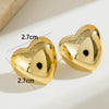 Wholesale Women's Alloy Water Drop C Shaped Geometric Earrings With Electroplating Treatment