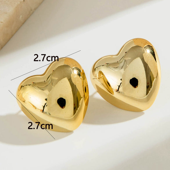 Wholesale Women's Alloy Water Drop C Shaped Geometric Earrings With Electroplating Treatment