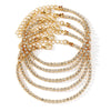 Wholesale Women's Alloy Zircon Bracelet With Geometric Pattern And Electroplating Treatment Light Luxury And Simple Design