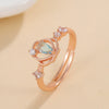Wholesale Women's Alloy Zirconia Love Bow Ring Set