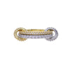 Wholesale Women's And Couple Style Hip Hop Multipiece Overlapping Zircon Ring Set With Diamonds Made Of Copper