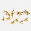 Wholesale Women's Animal Shaped Stainless Steel Earrings With Vacuum Real Gold Plating