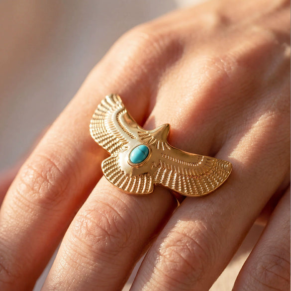 Wholesale Women's Animal Shaped Stainless Steel Electroplated Jewelry Ring