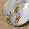 Wholesale Women's Animal Style Titanium Steel And Stainless Steel Electroplated Earrings And Necklace Set
