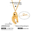 Wholesale Women's Animal Style Titanium Steel And Stainless Steel Electroplated Earrings And Necklace Set