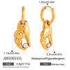 Wholesale Women's Animal Style Titanium Steel And Stainless Steel Electroplated Earrings And Necklace Set