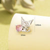 Wholesale Women's Animal Zodiac Style Titanium Steel Electroplated Screw Ear Nails