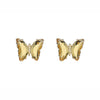 Wholesale Women's Animalpatterned Glass And Crystal Earrings With Copper Design